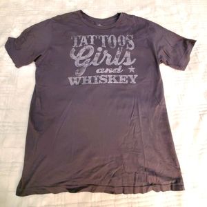 Redneck Riviera Tattoos,Girls and Whiskey T-shirt